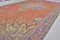 Orange Handmade Oushak Floor Rug, 1960s, Image 5