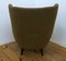 Danish Olive Green Mohair Wing Lounge Chair, 1950s 7