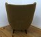 Danish Olive Green Mohair Wing Lounge Chair, 1950s, Image 7