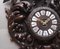 19th Century French Carved Oak Wall Clock, 1880s 12