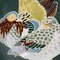 Piatto Mid-Century Lovebirds in ceramica, Giappone, anni '70, Immagine 8