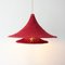 Small Red Layers Handmade Crochet Lamp by Com Raiz, Image 4