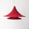 Small Red Layers Handmade Crochet Lamp by Com Raiz 1