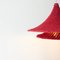 Lámpara de ganchillo pequeña en rojo hecha a mano de Com Raiz, Imagen 5