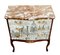 Louis XV Style Chest of 2 Drawers with Marble Top, 1950s, Image 5