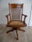 Chaise de Bureau Pivotante Antique, États-Unis, 1880s 1