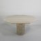 Mid-Century Travertine Dining Table, 1970s 1