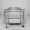 Art Deco Chrome-Plated Serving Trolley, 1920s 6