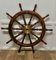 Large Mid 20th Century Teak Ships Wheel, 1960s 2