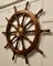 Large Mid 20th Century Teak Ships Wheel, 1960s 5