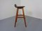 Model 61 Bar Stool in Teak and Rosewood by Erik Buch for O.D. Møbler, 1960s, Image 9