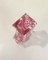 Murano Sommerso Ice Pink Facettierte Vase von Mandruzzato 6
