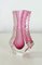 Murano Sommerso Ice Pink Faceted Vase by Mandruzzato 9