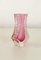 Murano Sommerso Ice Pink Faceted Vase by Mandruzzato 7