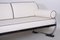 Bauhaus White Tubular Sofa by Robert Slezák, 1930s 4
