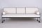 Bauhaus White Tubular Sofa by Robert Slezák, 1930s, Image 9