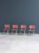 Marron Revolt Chairs by Friso Kramer for Ahrend de Cirkel, Set of 4, Image 1