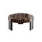 Tavolino da caffè rotondo in legno, inizio XXI secolo, Immagine 1