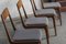 Vintage Danish Boomerang Dining Chairs by Alfred Christensen, 1960, Set of 4, Image 4