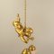 Gilded Metal Angel Figure Ceiling Light, 1910s, Image 4