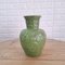 Grün glasierte Keramikvase, 1920er 7