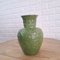 Grün glasierte Keramikvase, 1920er 8