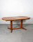 Extendable Oval Dining Table in Teak by E. Valentinsen, 1970, Image 6