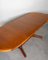 Extendable Oval Dining Table in Teak by E. Valentinsen, 1970 12