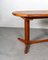 Extendable Oval Dining Table in Teak by E. Valentinsen, 1970 10