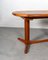 Extendable Oval Dining Table in Teak by E. Valentinsen, 1970, Image 10