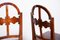 Art Deco Schellack Polierte Armlehnstühle und Stühle aus Nussholz, 1920er, 6er Set 7