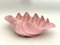 Art Deco Pink Ceramic Shell Bowl, 1930s 9