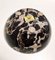 Postmodern Round Portoro Marble Ashtray, 1980s 6