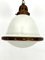 Vintage Industrial Chandelier in Copper and Milk Glass, 1950s, Image 4