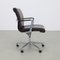 Office Chair in Leather and Aluminium by ICF Italy, 1990s, Image 3