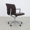 Office Chair in Leather and Aluminium by ICF Italy, 1990s 2