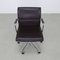 Office Chair in Leather and Aluminium by ICF Italy, 1990s 6
