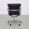 Office Chair in Leather and Aluminium by ICF Italy, 1990s 4