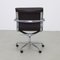 Office Chair in Leather and Aluminium by ICF Italy, 1990s, Image 4