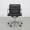 Office Chair in Leather and Aluminium by ICF Italy, 1990s 1