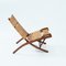 Sedia pieghevole Safari vintage in teak, Immagine 4