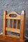 Brutalist Wooden Children's Chair, 1970s 4