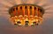 Lampade da soffitto Hollywood Regency di Ernst Palme, anni '60, Immagine 2