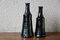 Vintage Black Danika Vases, 1970s, Set of 2 4