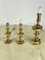 Vintage Italian Brass Table Lamps, 1980s, Set of 3 1