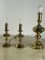 Vintage Italian Brass Table Lamps, 1980s, Set of 3, Image 4