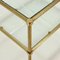 Vintage Italian Service Cart in Brass and Glass, 1980s, Image 4