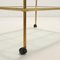 Vintage Italian Service Cart in Brass and Glass, 1980s 6