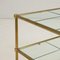 Vintage Italian Service Cart in Brass and Glass, 1980s, Image 3