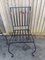 Vintage Wrought Iron Garden Patio Bistro Set, Set of 3 15